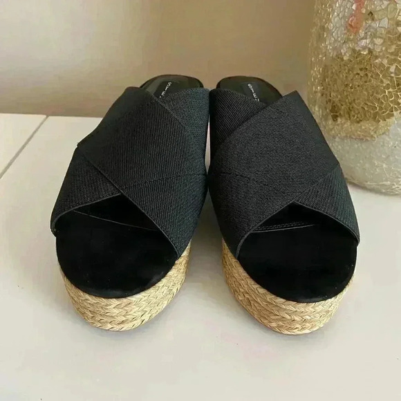 Steven By Steve Madden Kaycee Leather Wedge Sandal - Picture 8 of 9